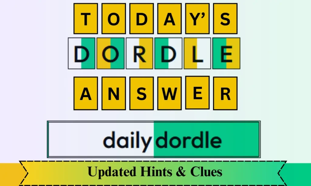 Dordle Game answer with hints