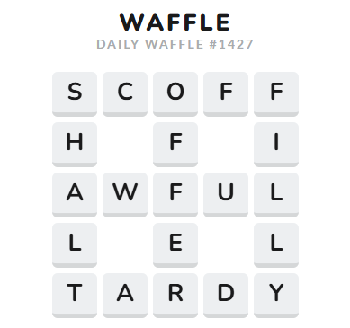 Today's Waffle word